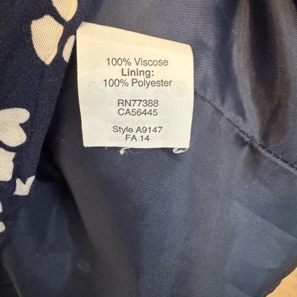 J. Crew Navy and Cream Dress - Picture 4 of 12